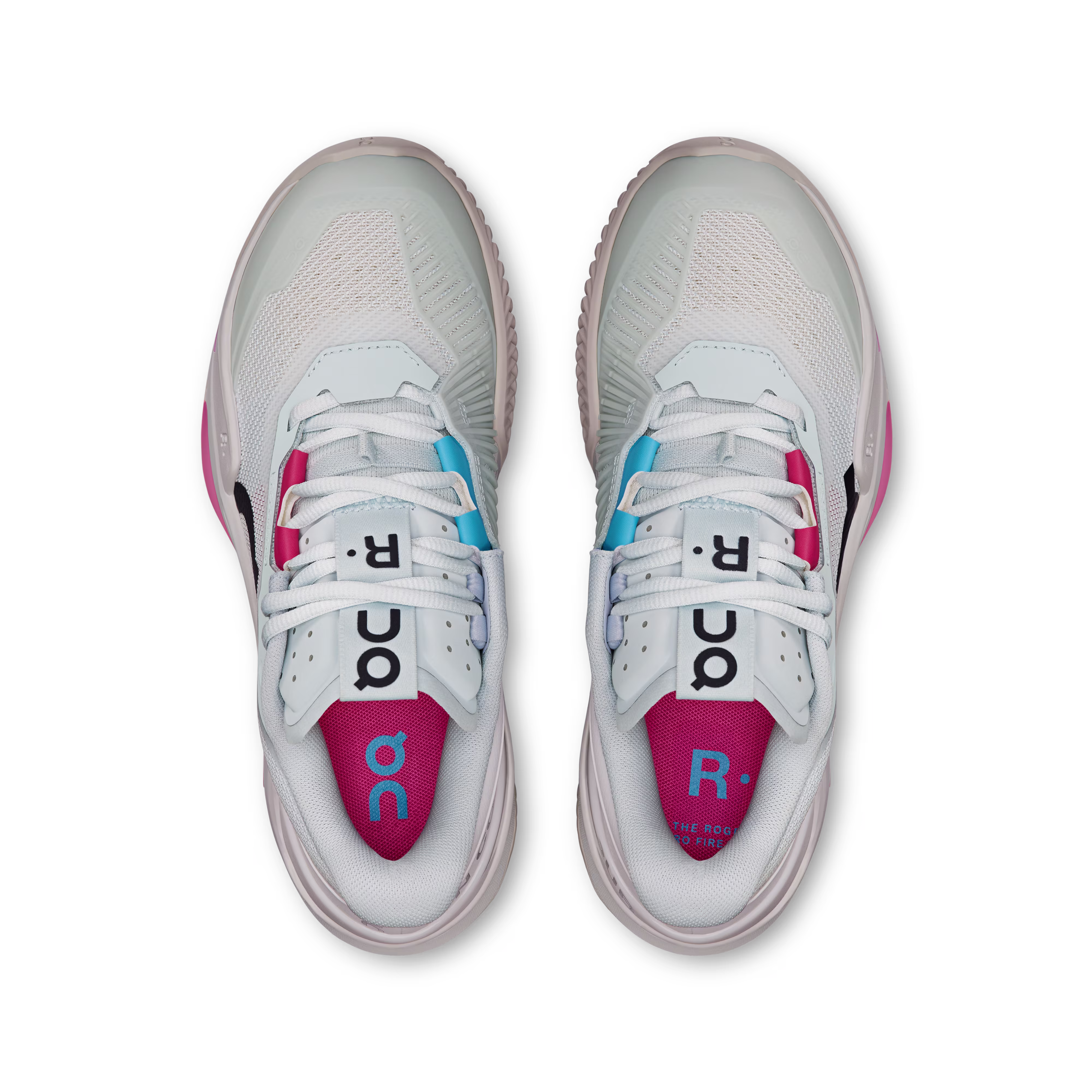 Chaussures de padel On THE ROGER Pro Fire Clay Women Arctic Pink – Image 2