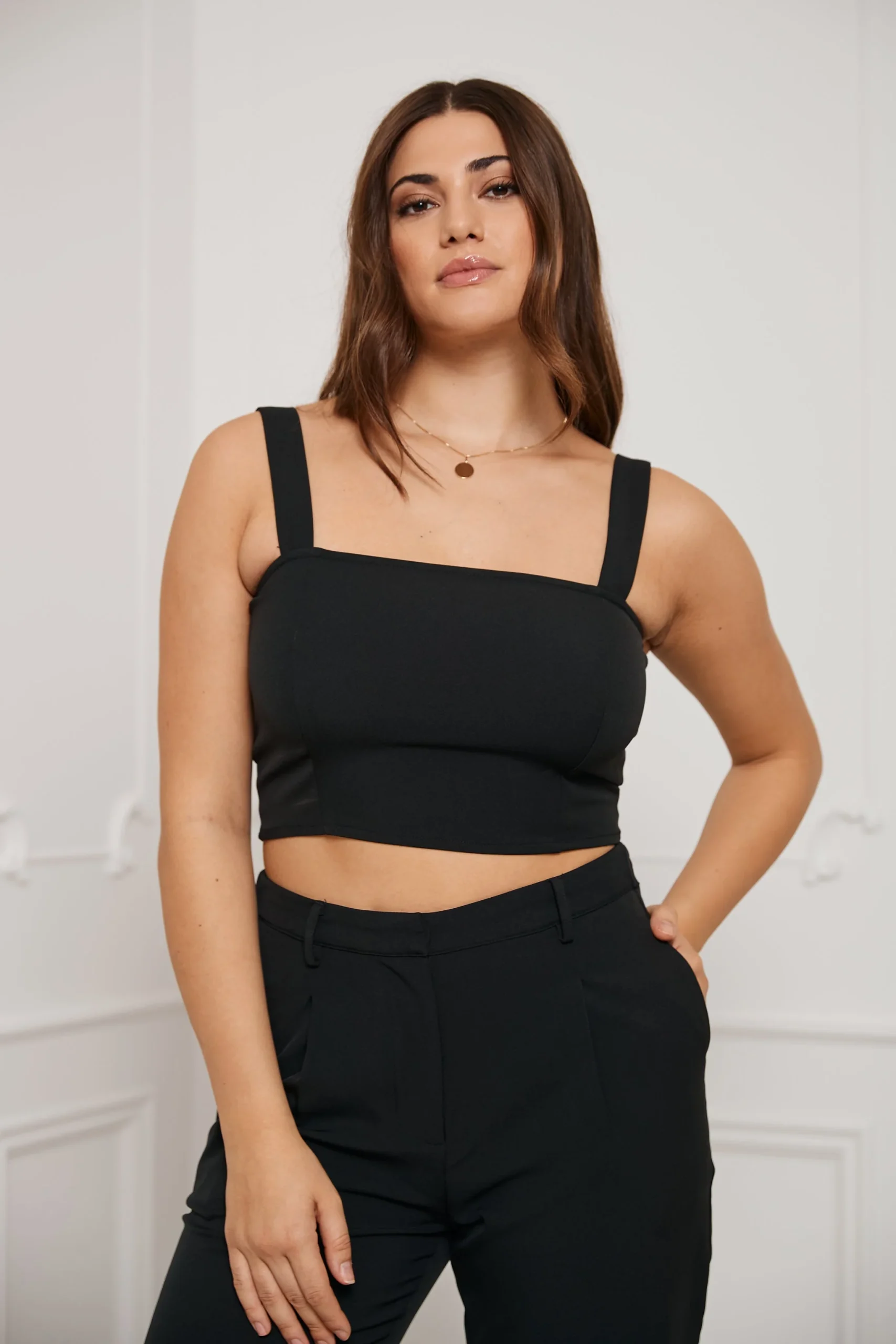 Camisole courte à bretelles larges - 9038 (Seconde Main) – Image 5