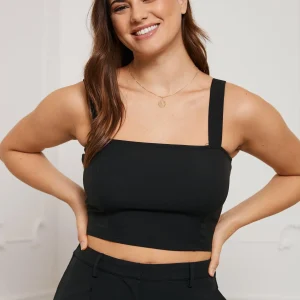 Camisole courte à bretelles larges - 9038 (Seconde Main)