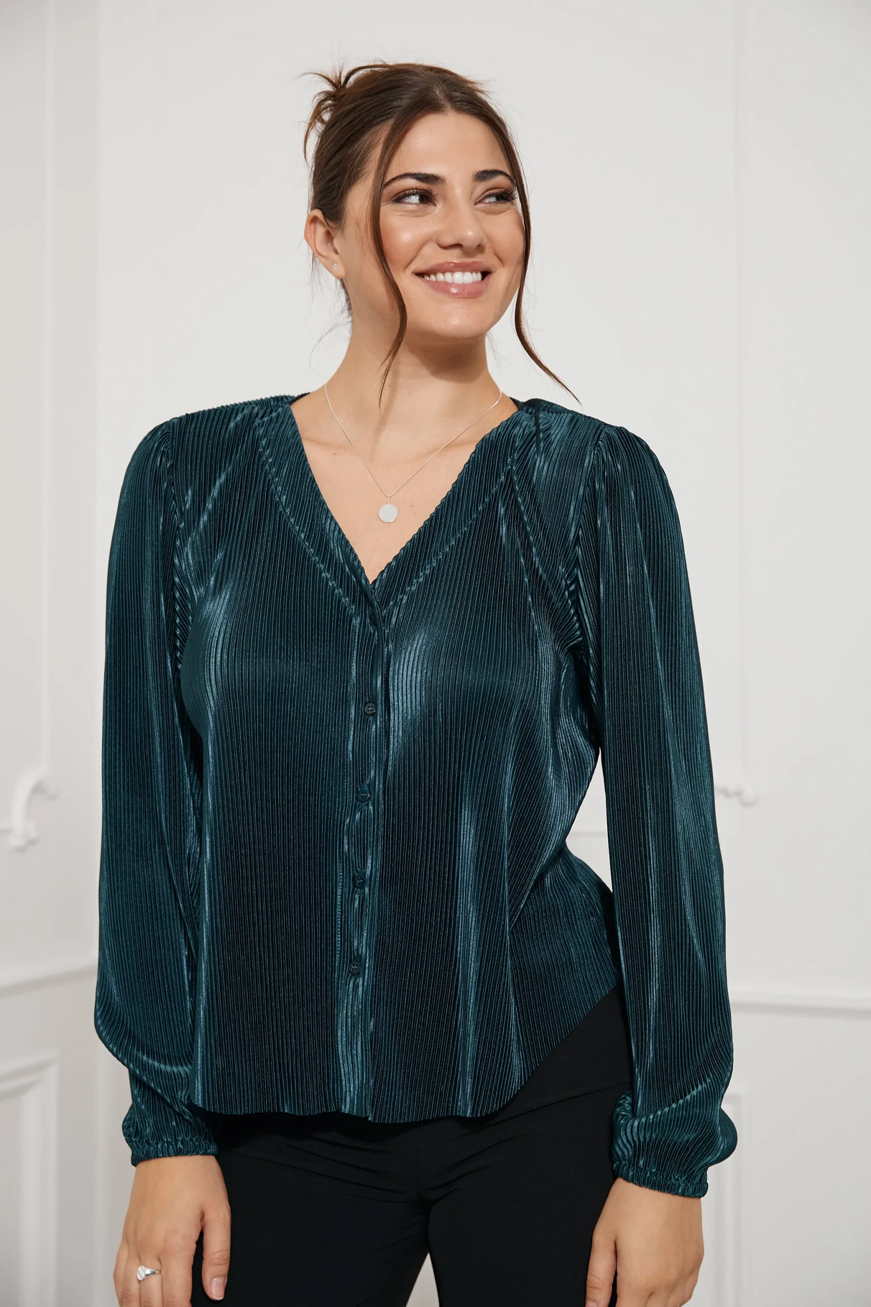 Blouse fluide texturée - 4036 (Seconde Main) – Image 5