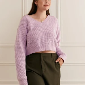 Chandail court en tricot - 8086 (Seconde Main)