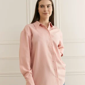 Chemise lignée ouverture au dos - 4057 (Seconde Main)