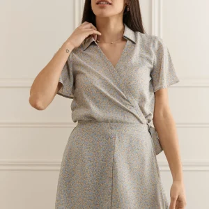 Blouse courte portefeuille - 4062 (Seconde Main)