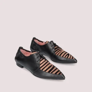 Zapatos Acordonados Clementine Negros Piel