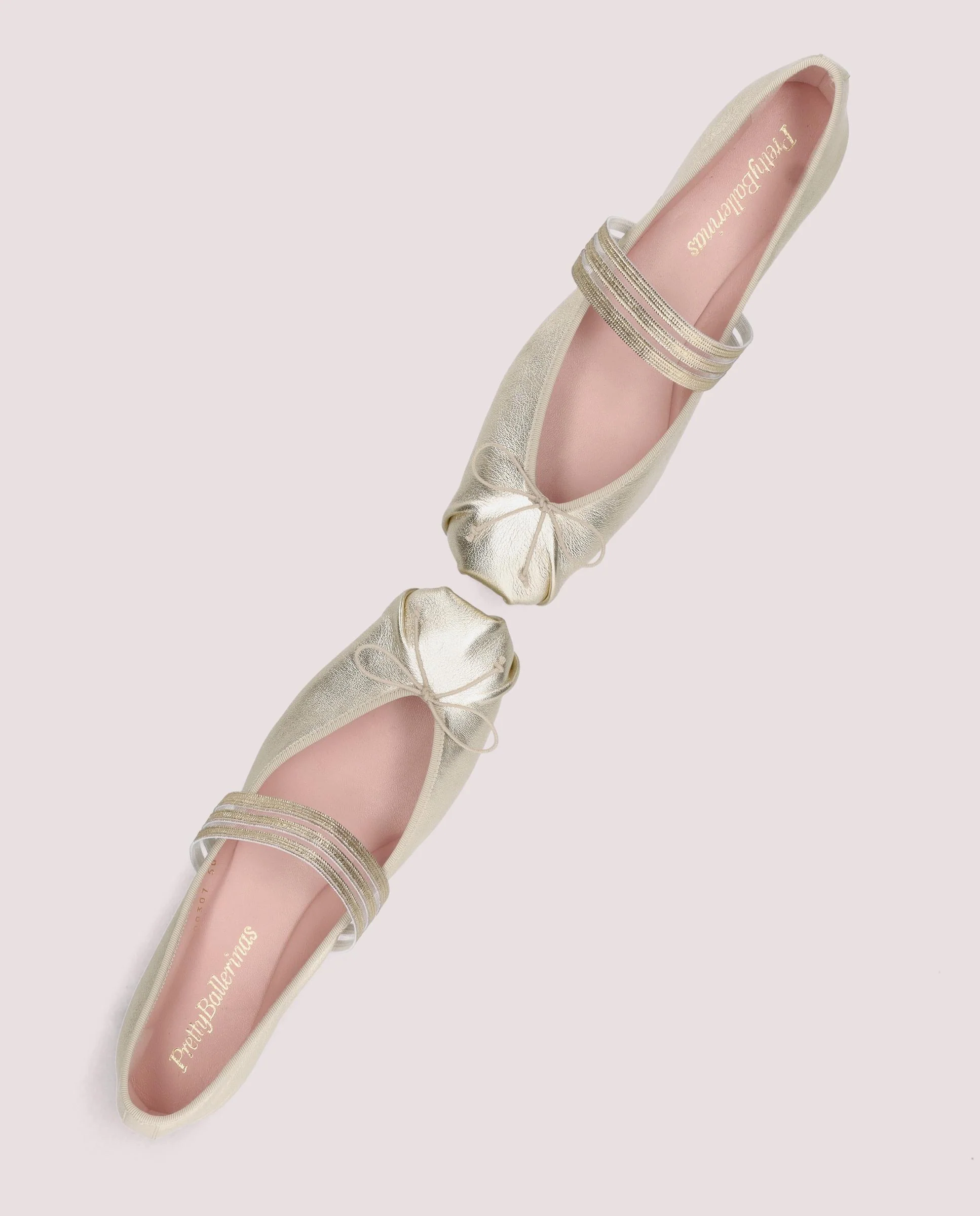Bailarinas Kristen Dorados Pieles Metalizadas – Image 4