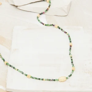 Collier Mini Anicka Rubis Zoisite
