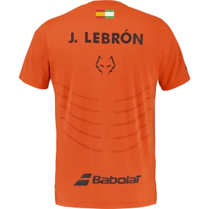 Tee Shirt de padel Babolat Lebron Replica Red Orange