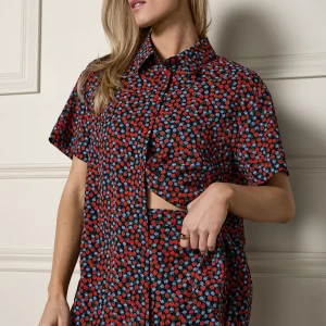 Chemise ample à manches courtes - 4079