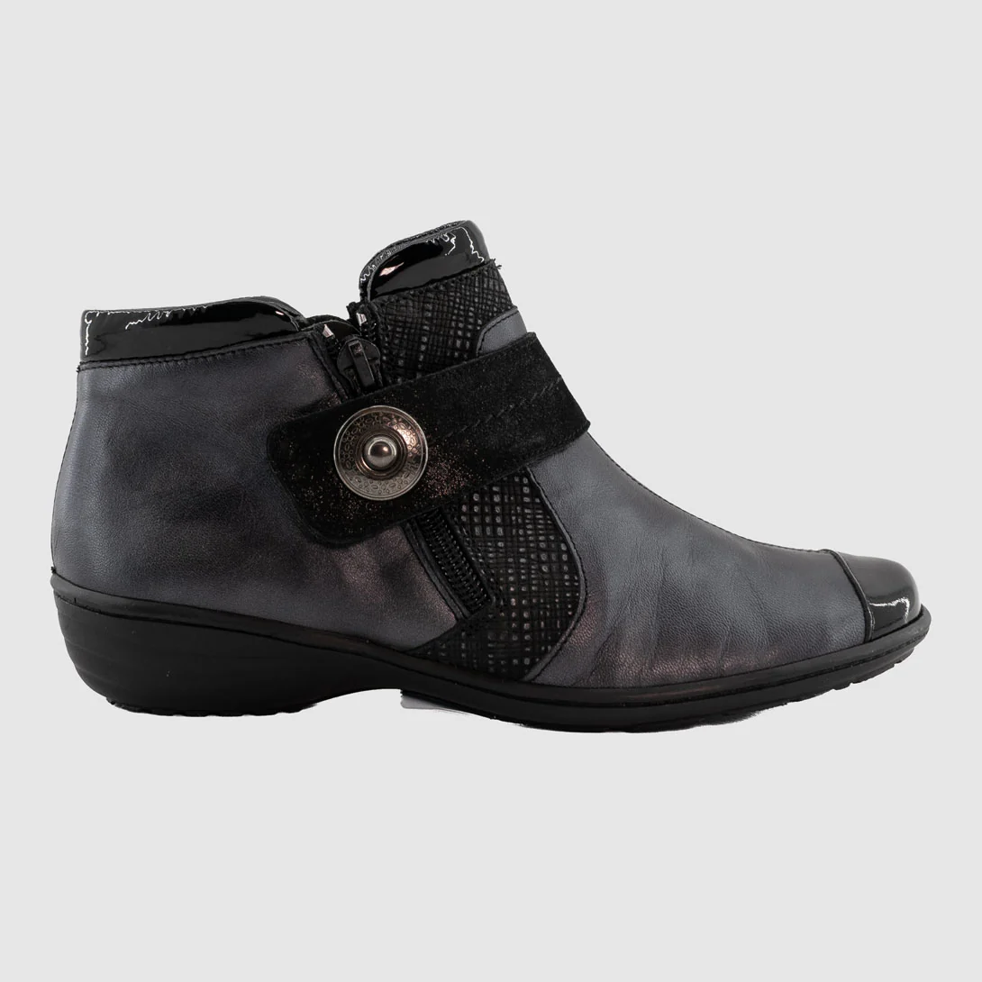 Colonnier - ISTADON Noir Cuir Nacré - Bottillon – Image 3