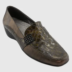 Pedi Girl - ADAP Marron Cuir Croco - Sport