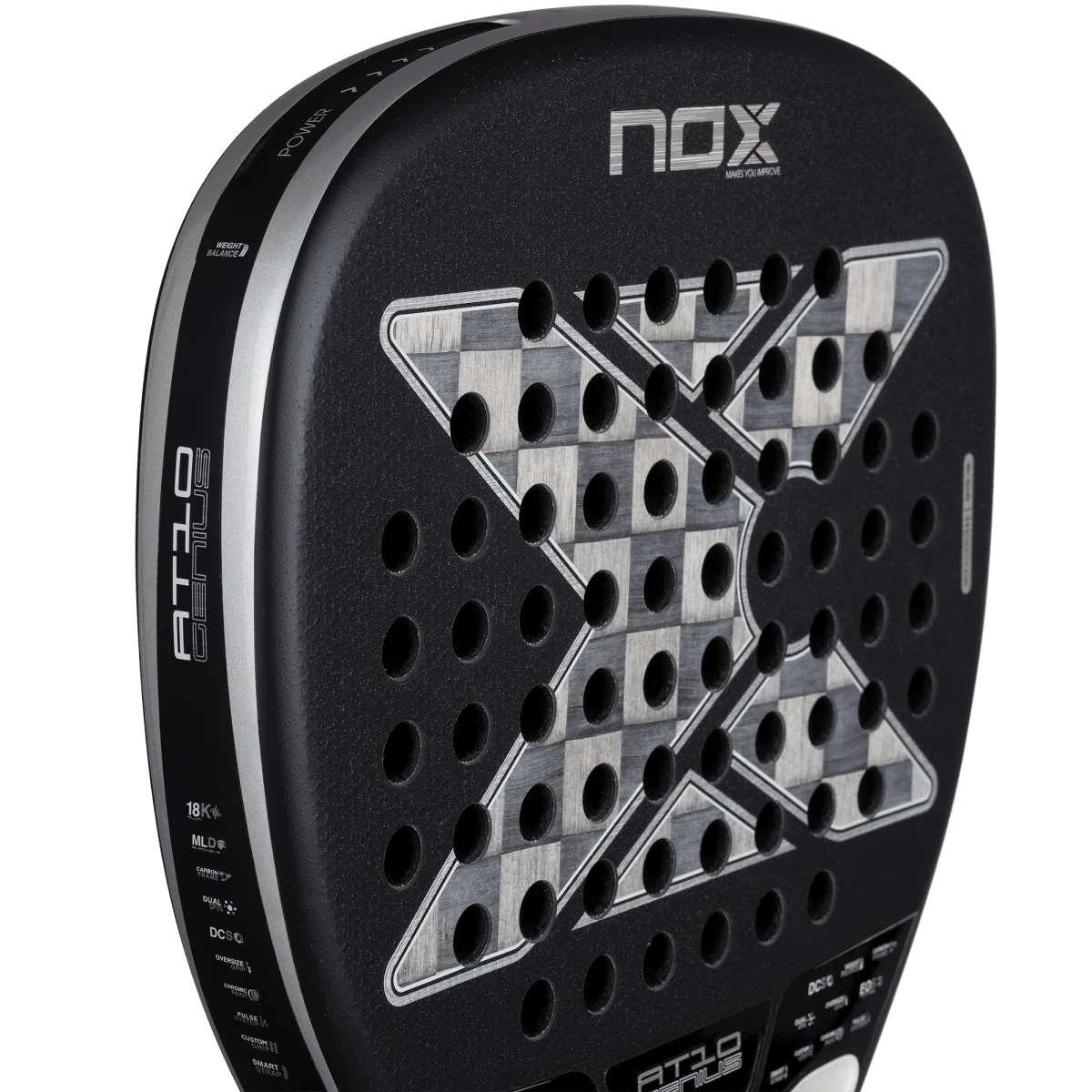 Raquette de padel Nox AT10 Luxury Genius Attack 18K Alum 2026 by Agustín Tapia – Image 3