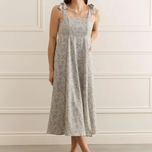 Robe midi bretelles à boucles - 2141 (Seconde Main)