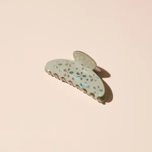 Pince demi-lune à fleurs - A0221