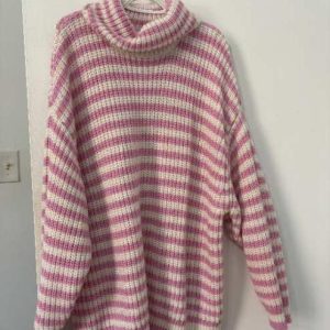 Tricot rayé à col roulé - 8124 (Seconde Main)