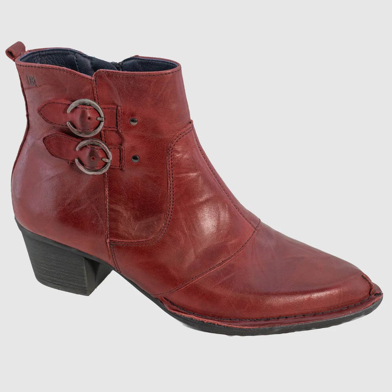 Dorking - MAATZ - ROUGE Cuir - Bottine – Image 2