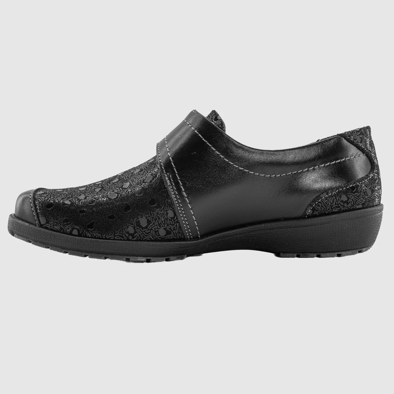 Boissy - FIONAS Noir Cuir Imprimé - Sport – Image 3