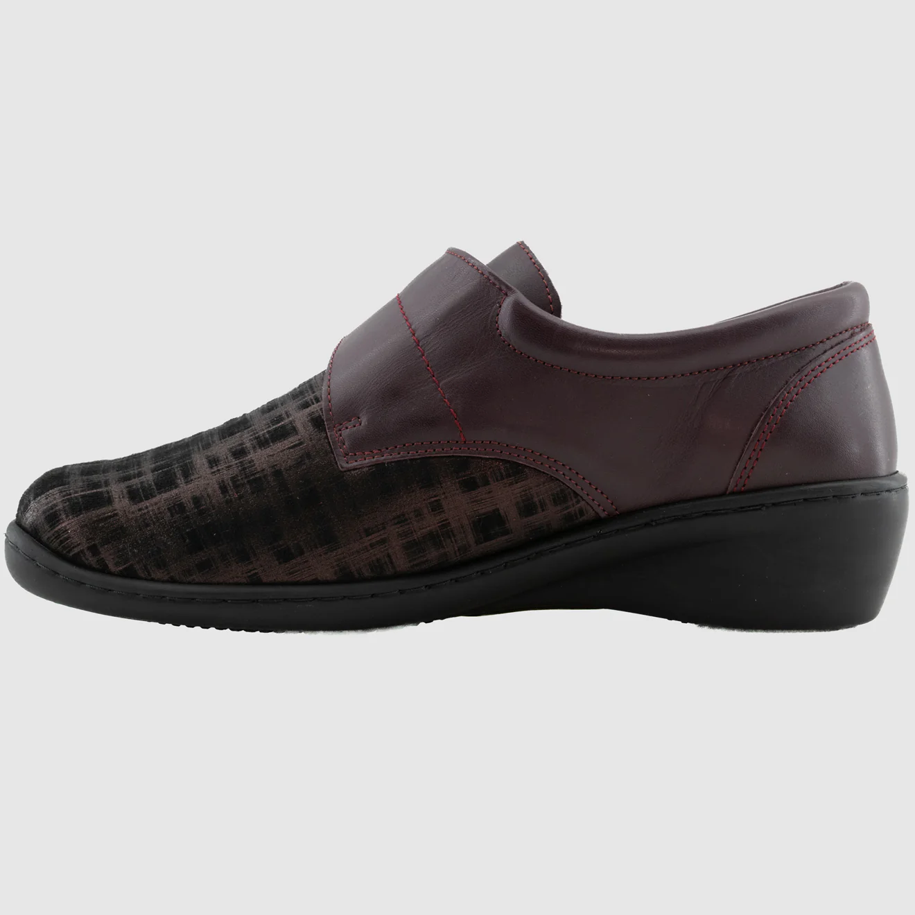Swedi - CABRAL Prune Cuir Stretch - Sport – Image 3