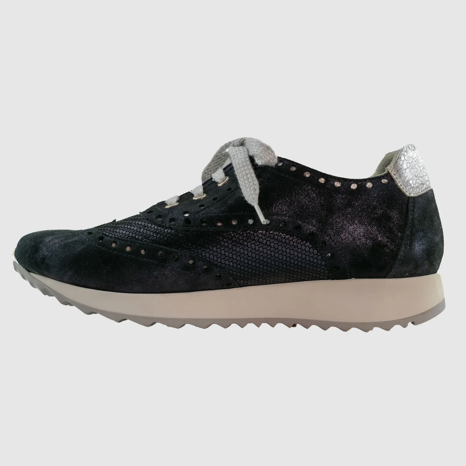 Colonnier - BLUE Marine Cuir Imprimé - Sport – Image 3