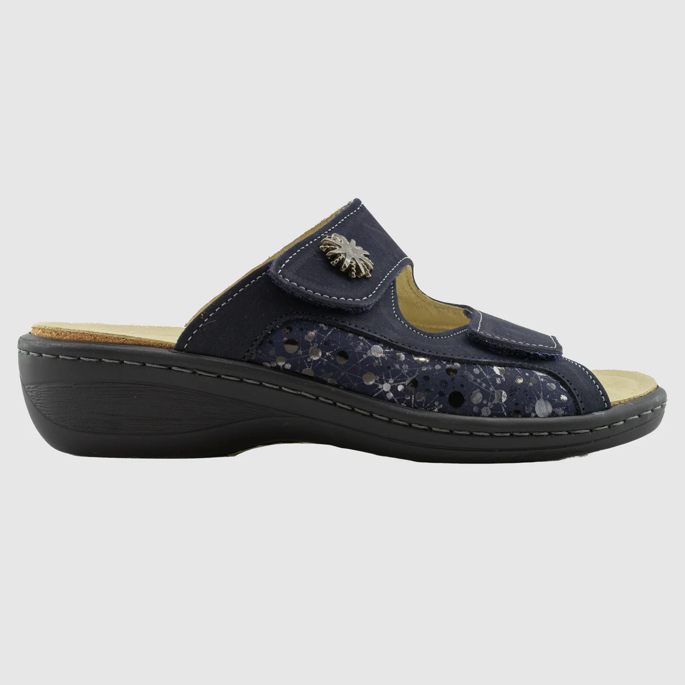 Garant - BAWEAN Marine Cuir Strech - Mule – Image 2