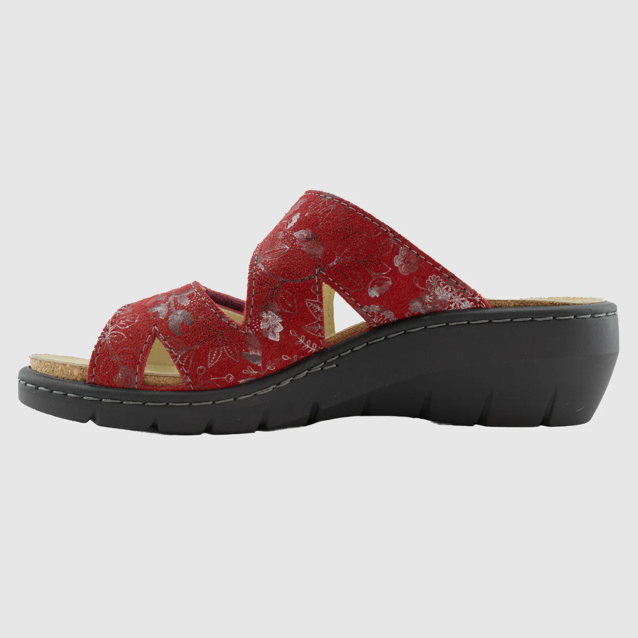 Garant - SIMEULUE Rouge Cuir Imprimé - Mule – Image 3