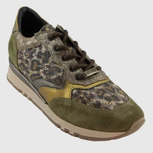 Geollamy - ZOLDING Kaki Marron Nubuck Imprimé - Sport