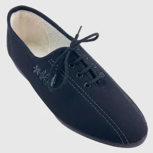 La Maison De L'espadrille - MALVA Noir Toile - Sport