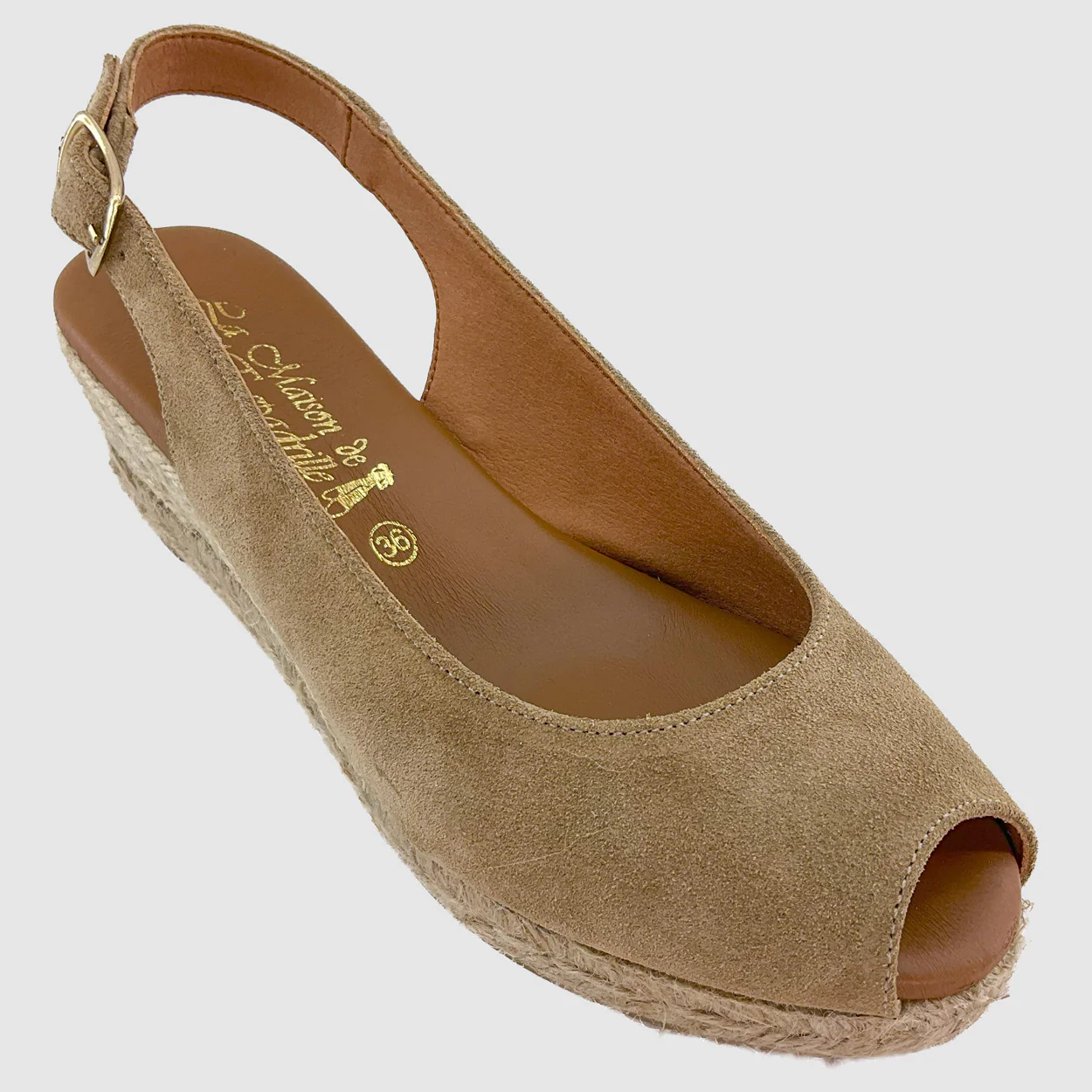 La Maison De L'espadrille - RHOAS Cuir - Nu Pied