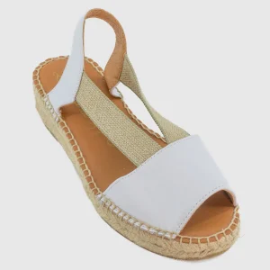 La Maison De L'espadrille - TUAMOTU Blanc Cuir - Espadrille