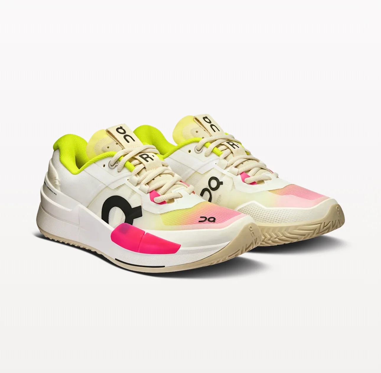 Chaussures de padel On THE ROGER Pro 2 Men White | Lime – Image 6