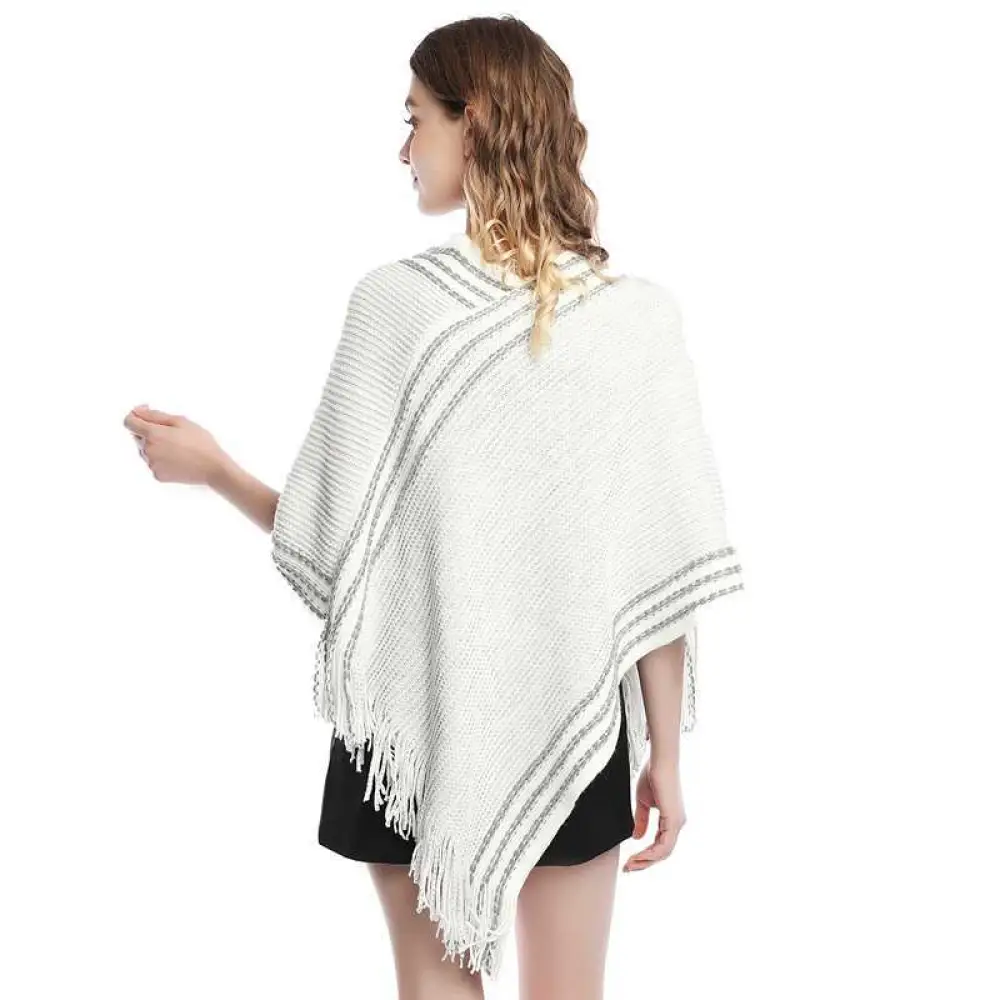 Poncho cape femme laine – Image 3