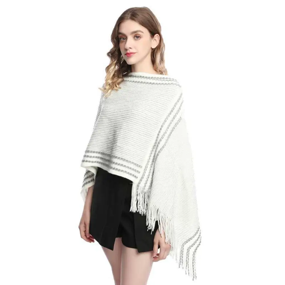 Poncho cape femme laine – Image 2