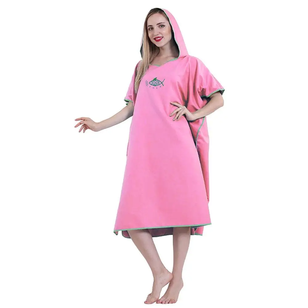 Poncho de bain adulte en eponge – Image 4