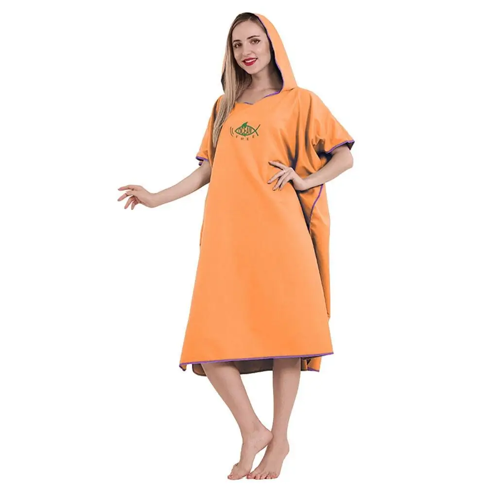 Poncho de bain adulte en eponge – Image 3