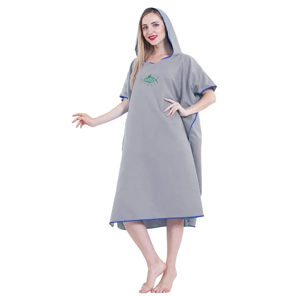 Poncho de bain adulte en eponge – Image 2