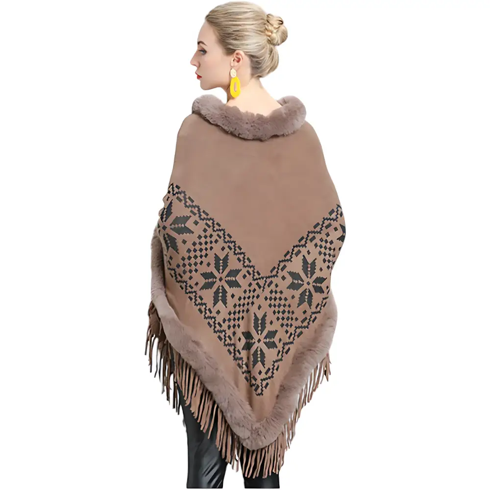 Poncho en polaire femme – Image 6