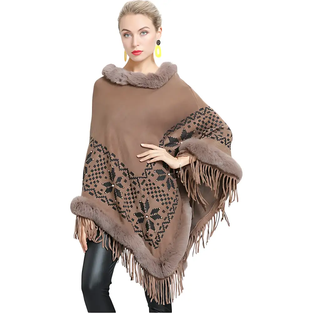 Poncho en polaire femme – Image 5