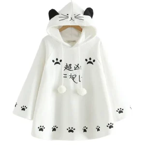 Poncho femme bras