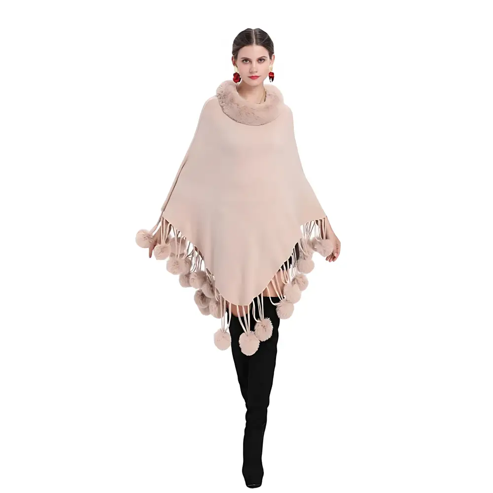 Poncho femme doux – Image 2