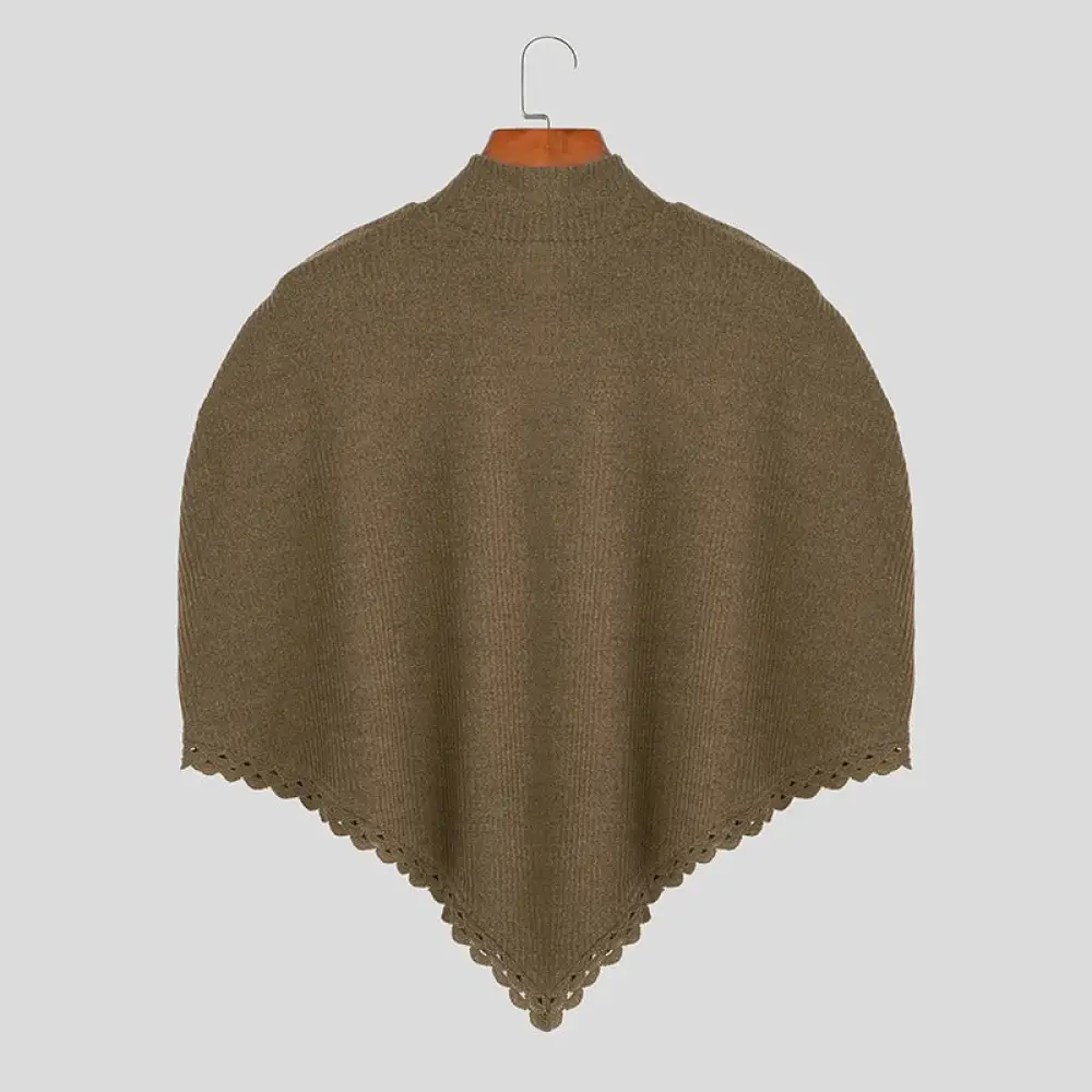 Poncho Homme Style Col Roulé – Image 6