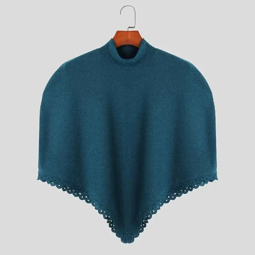Poncho Homme Style Col Roulé – Image 7