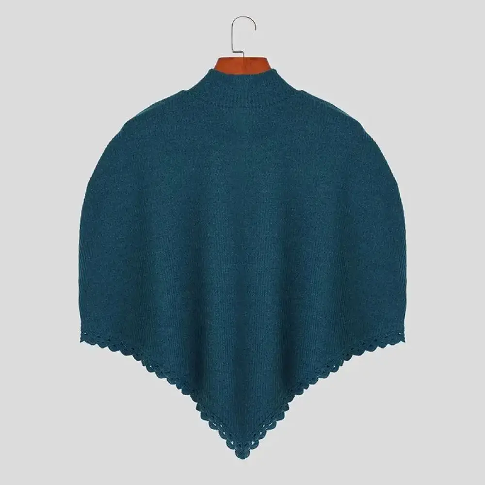 Poncho Homme Style Col Roulé – Image 8