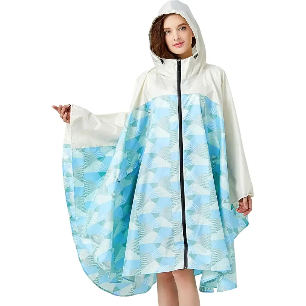 Poncho leger femme de pluie randonnée – Image 3