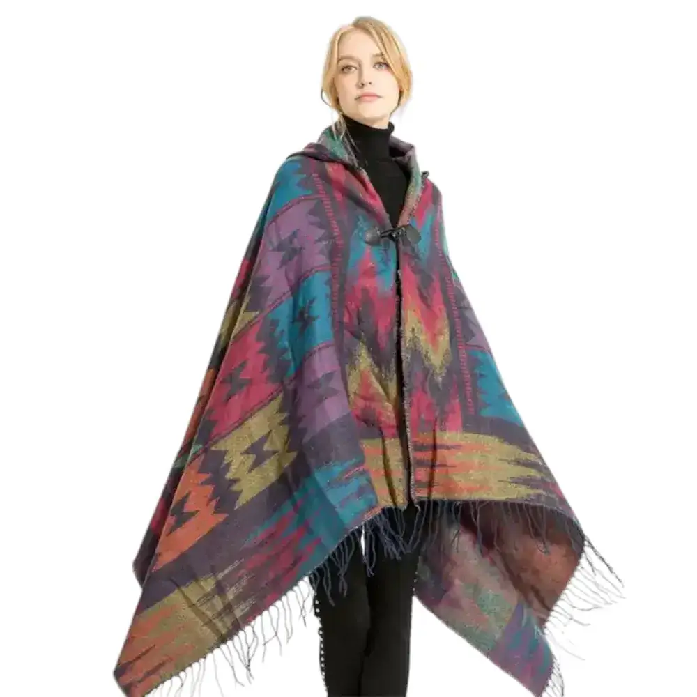 Pull poncho court femme – Image 9