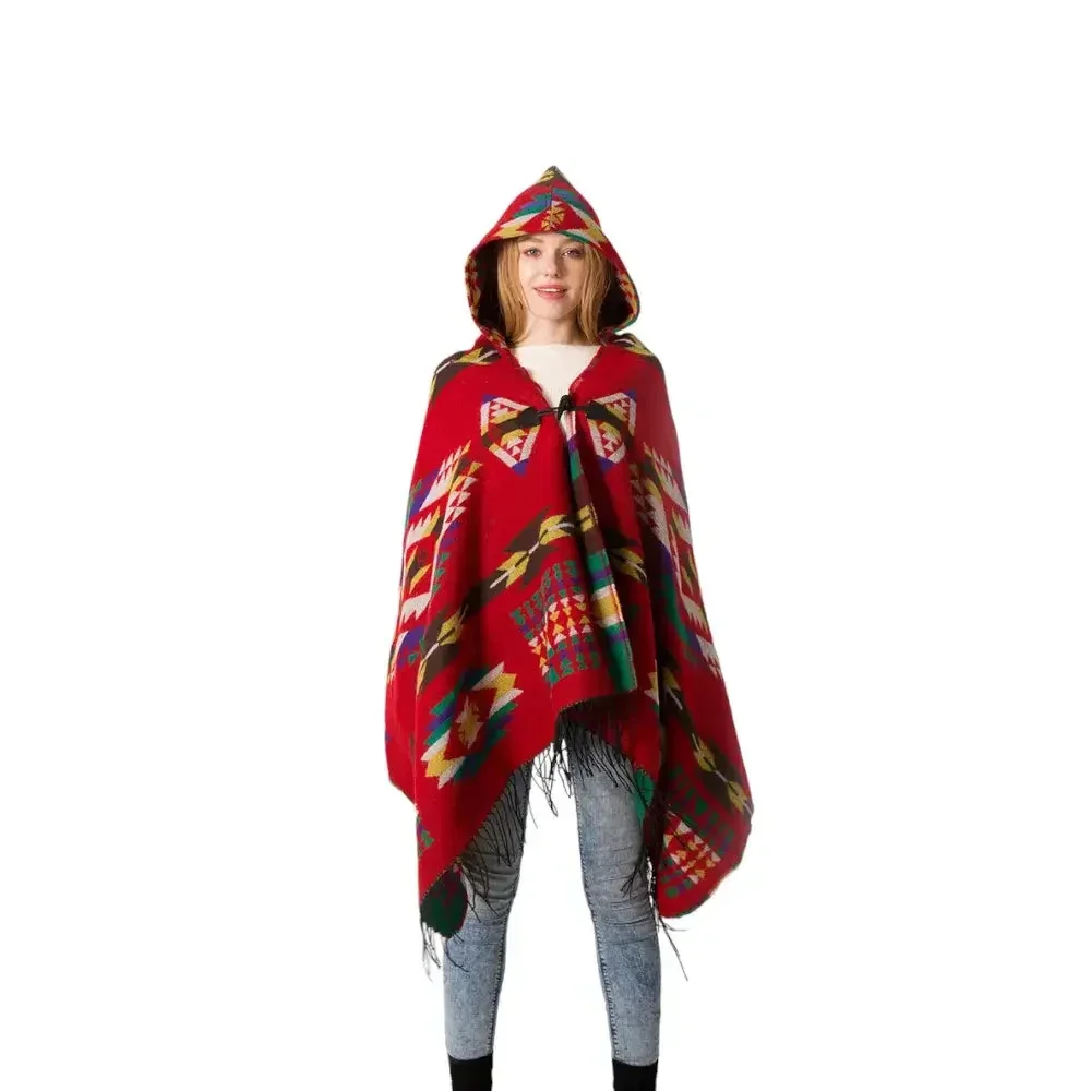 Pull poncho court femme – Image 6