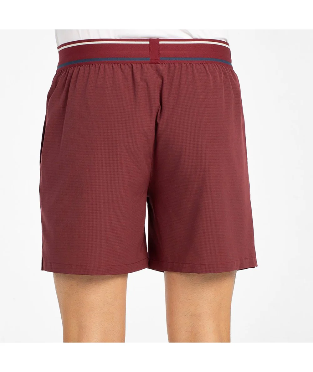 Short de padel Bullpadel Alu Vino Burdeos – Image 2